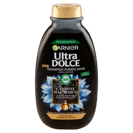 Garnier Ultra Dolce Carbone Magnetico Shampoo Purificante & Idratante 300 ml